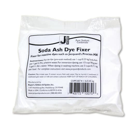 Jacquard Soda Ash Dye Fixer, 1lb.